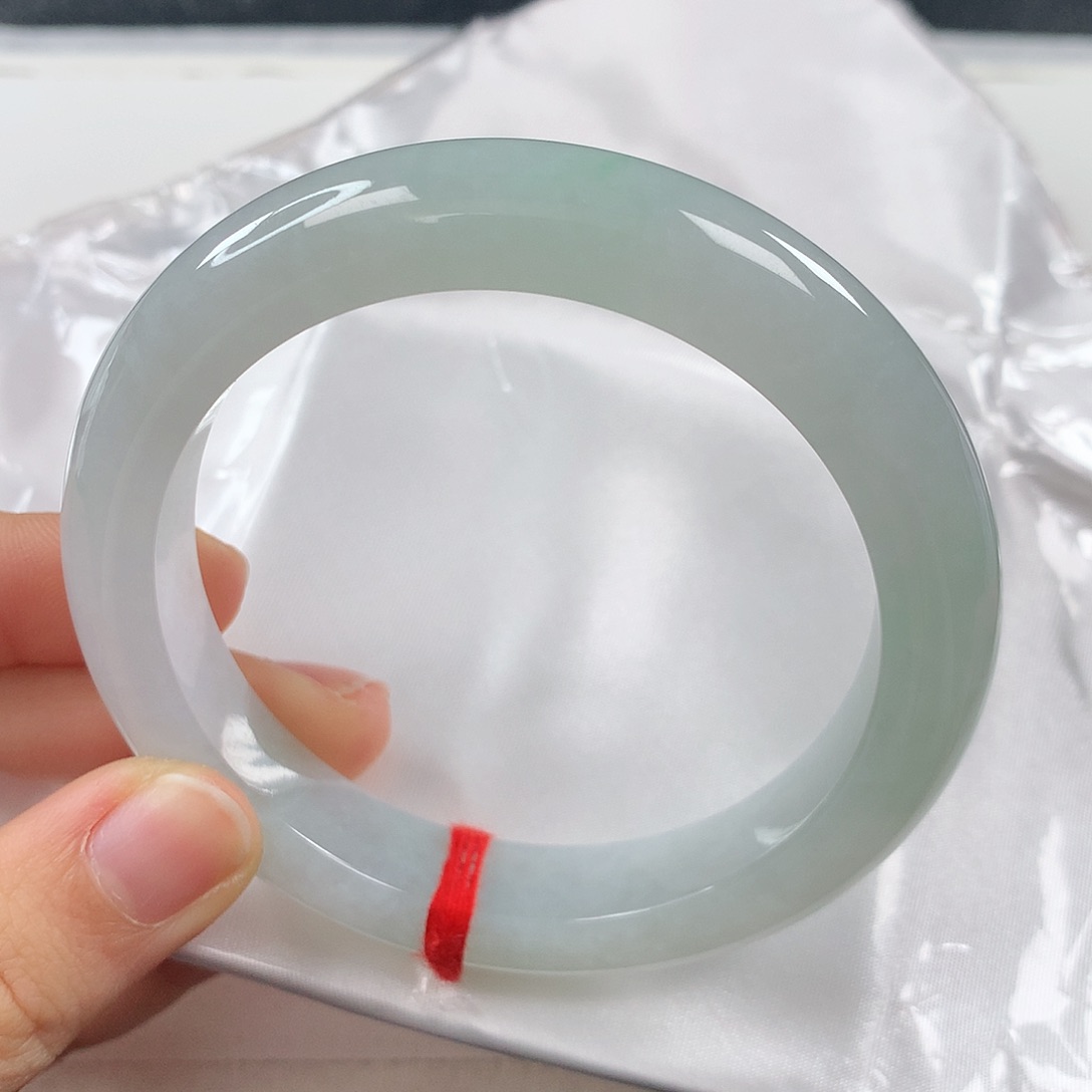 翡翠手镯未镶嵌 正圈⑨⑨