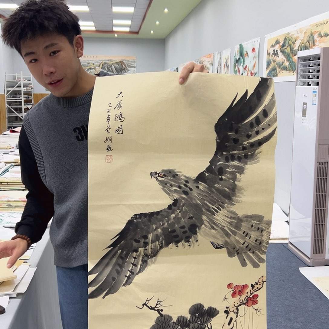 国画国画作品纯手绘作品