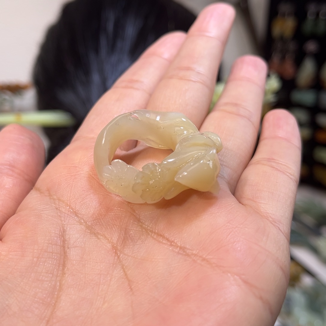 蛇纹石玉发簪合金