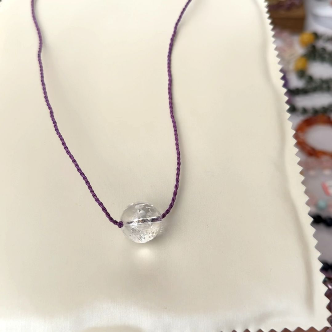 水晶颈饰未镶嵌阿塞