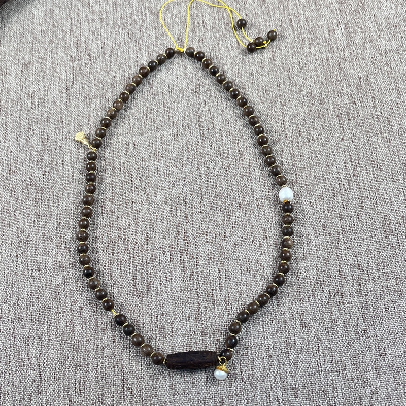 沉香长串吊坠文玩好物QC0078