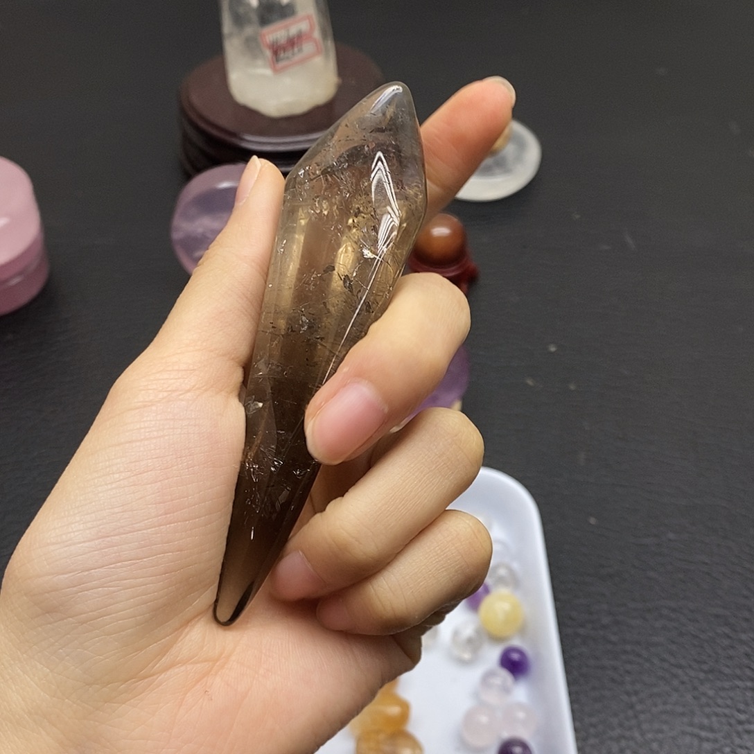 未镶嵌水晶珠宝半成品128水晶石