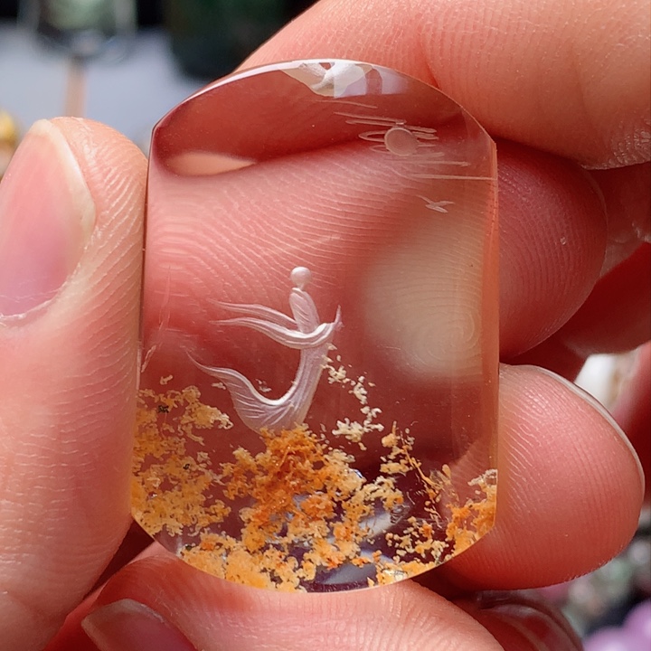 水晶吊坠(不含链)未镶嵌