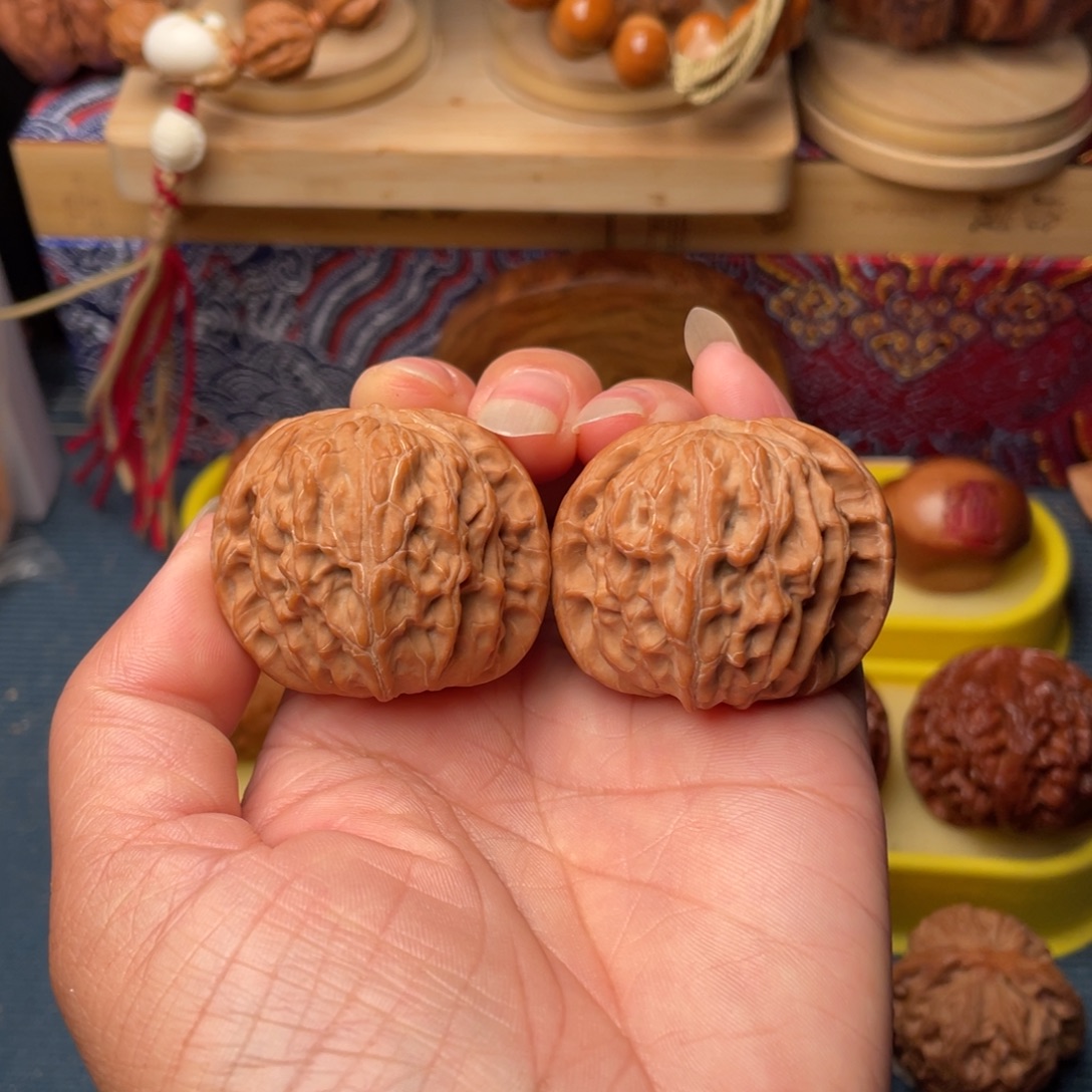 把件文玩核桃40磨盘