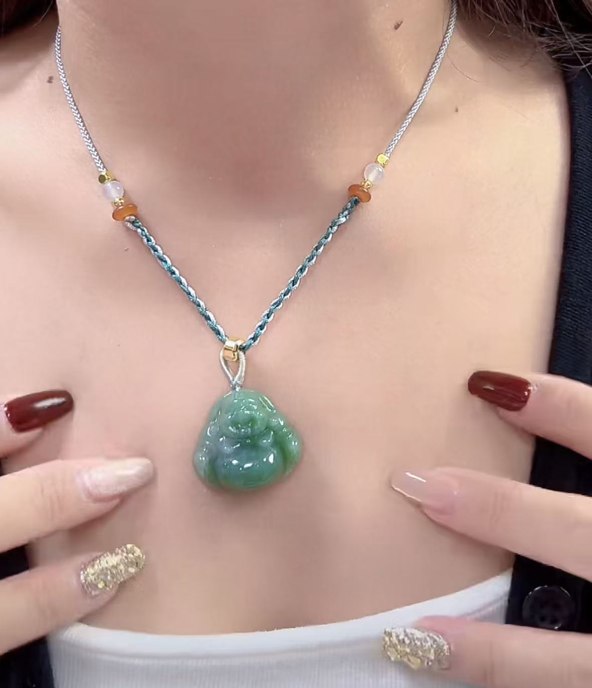 妹妹推荐翡翠A货佛公（多样性发货发其一）宽27-30高24-26厚11-13