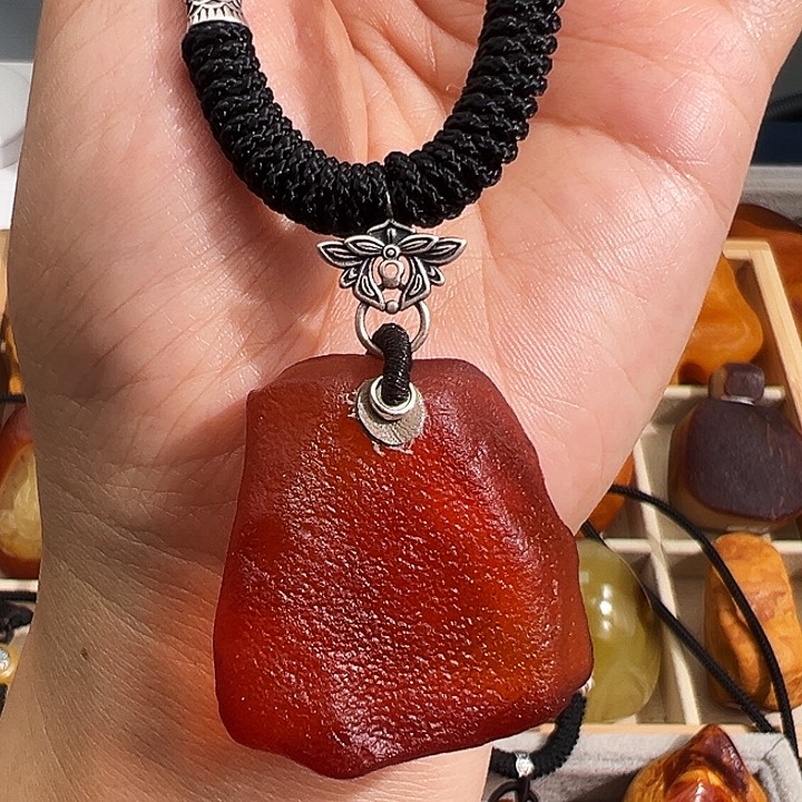 蜜蜡裸石未镶嵌我