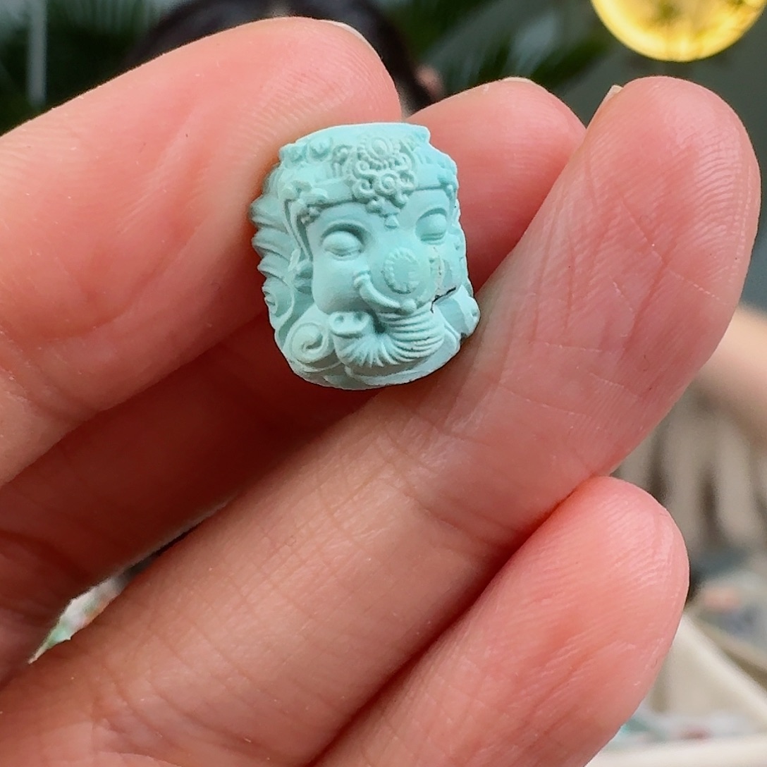 绿松石珠宝奇石未镶嵌