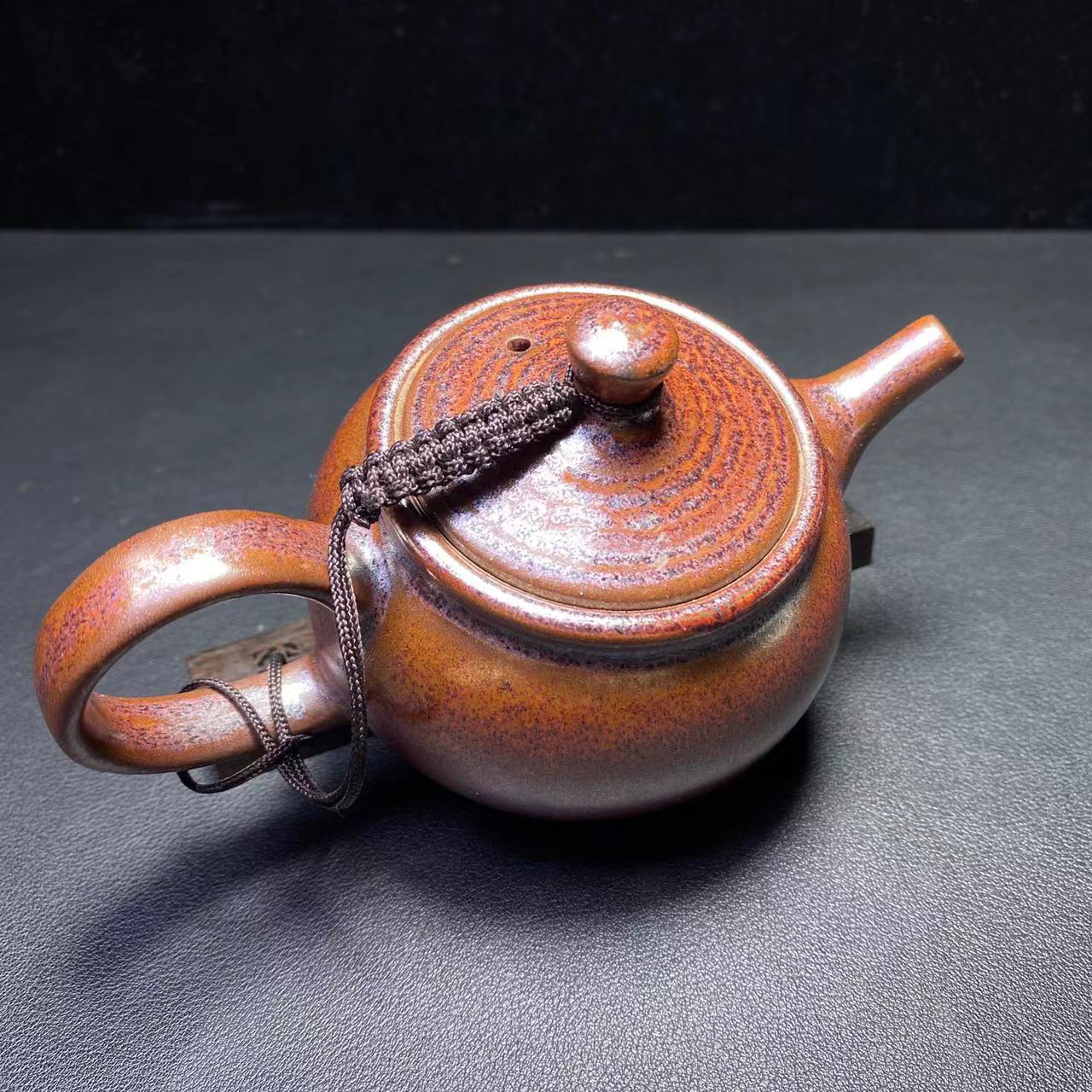 铁锈壶建窑建盏天目盏陶瓷主人杯茶杯纯手工品茗杯茶杯130ml 左右