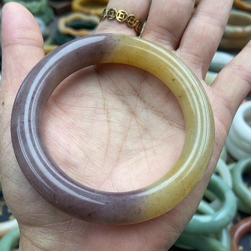 【闪购商品】石英质玉手镯55未镶嵌