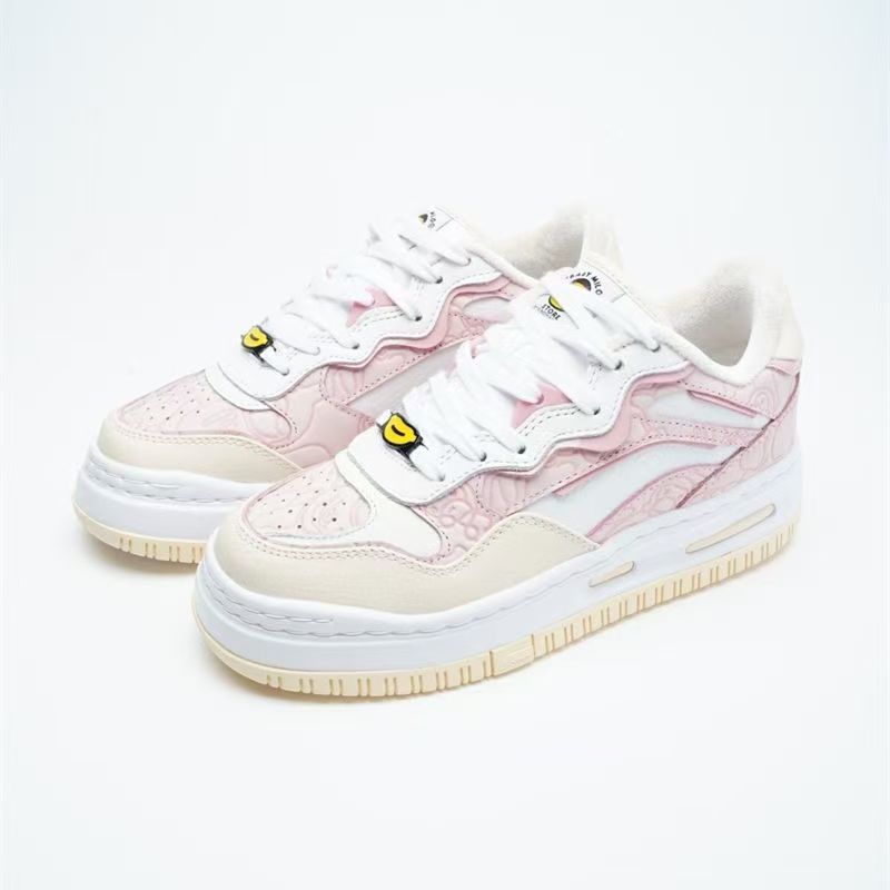 李宁FUTURE女子板鞋女鞋舒适C1软弹经典休闲鞋运动鞋AGCT506-1