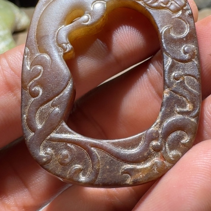 啊***和田玉（糖玉）未镶嵌挂件