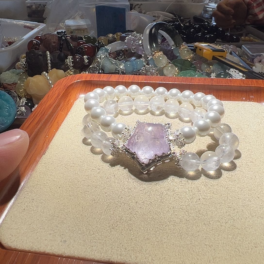 未镶嵌水晶手链水晶手链