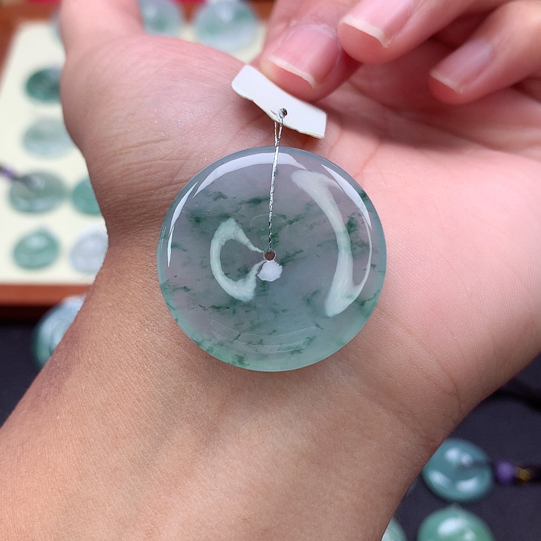 颈饰未镶嵌翡翠莹尺寸31.6-5.2