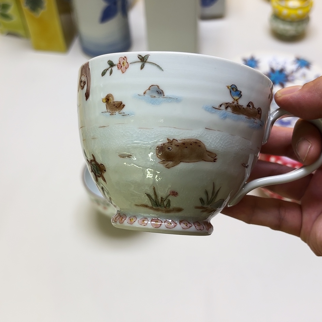 瓷川合孝知 高台马克杯