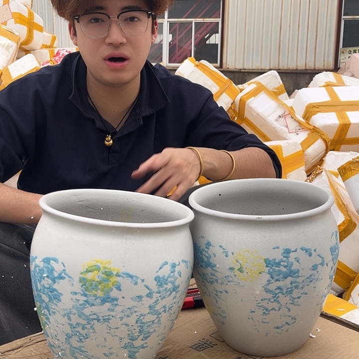 花盆紫砂宜兴紫砂粗陶花盆