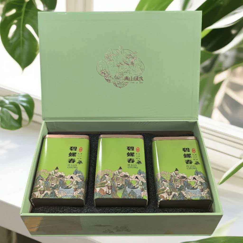 【拍一罐发三罐】碧螺春绿茶嫩芽花果香耐泡茶叶明前绿茶-无礼盒