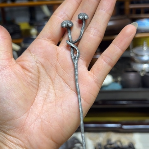 蜜安罐瓷香炉锡茶则