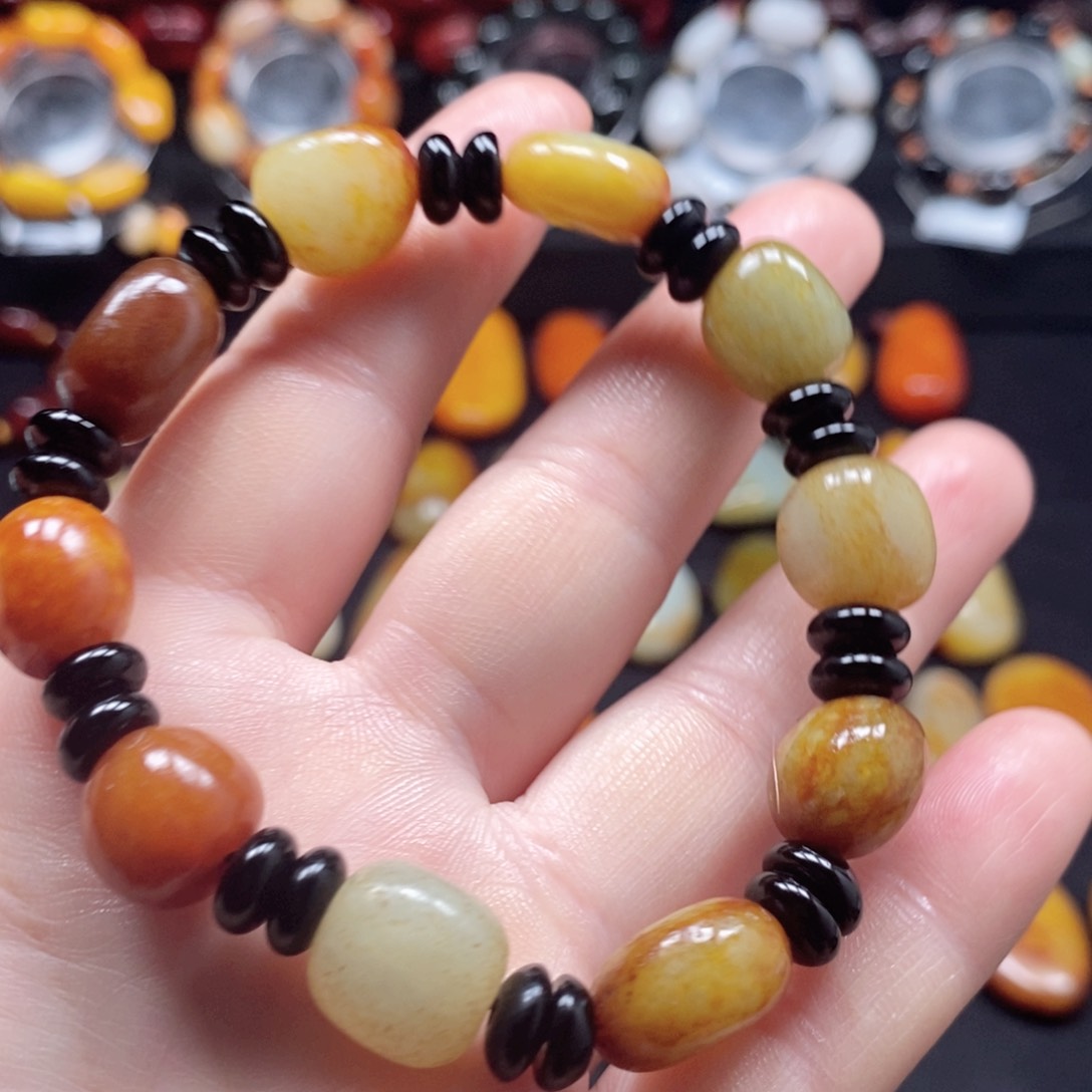 和田玉手串未镶嵌