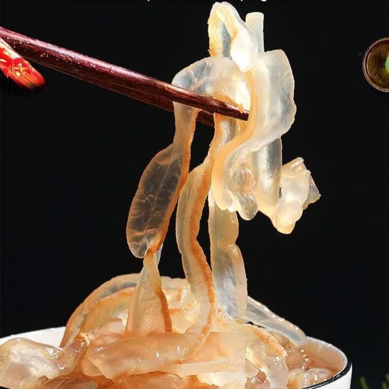 山东特产海蜇丝 鲜脆凉拌菜食材 海鲜凉菜5斤/桶