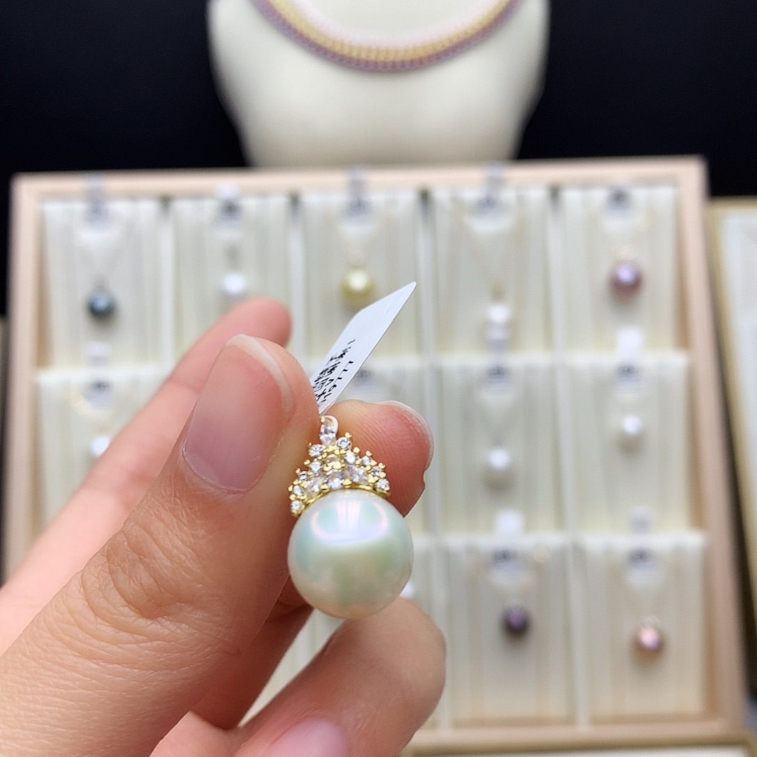 合金颈饰淡水珍珠