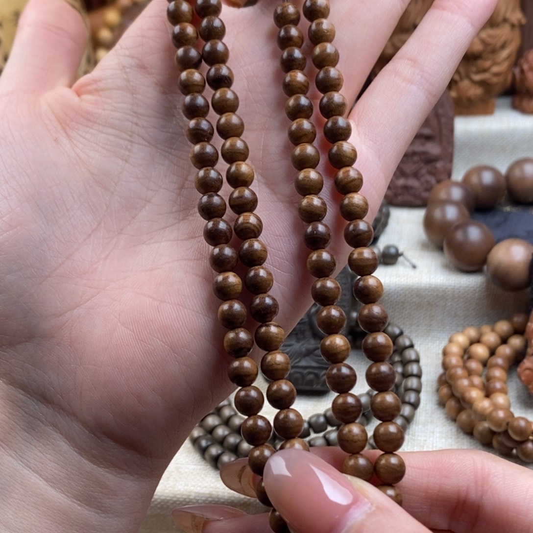 H***D檀香木手串/手链迈索尔，老山檀香，奶香06瑕疵福利
