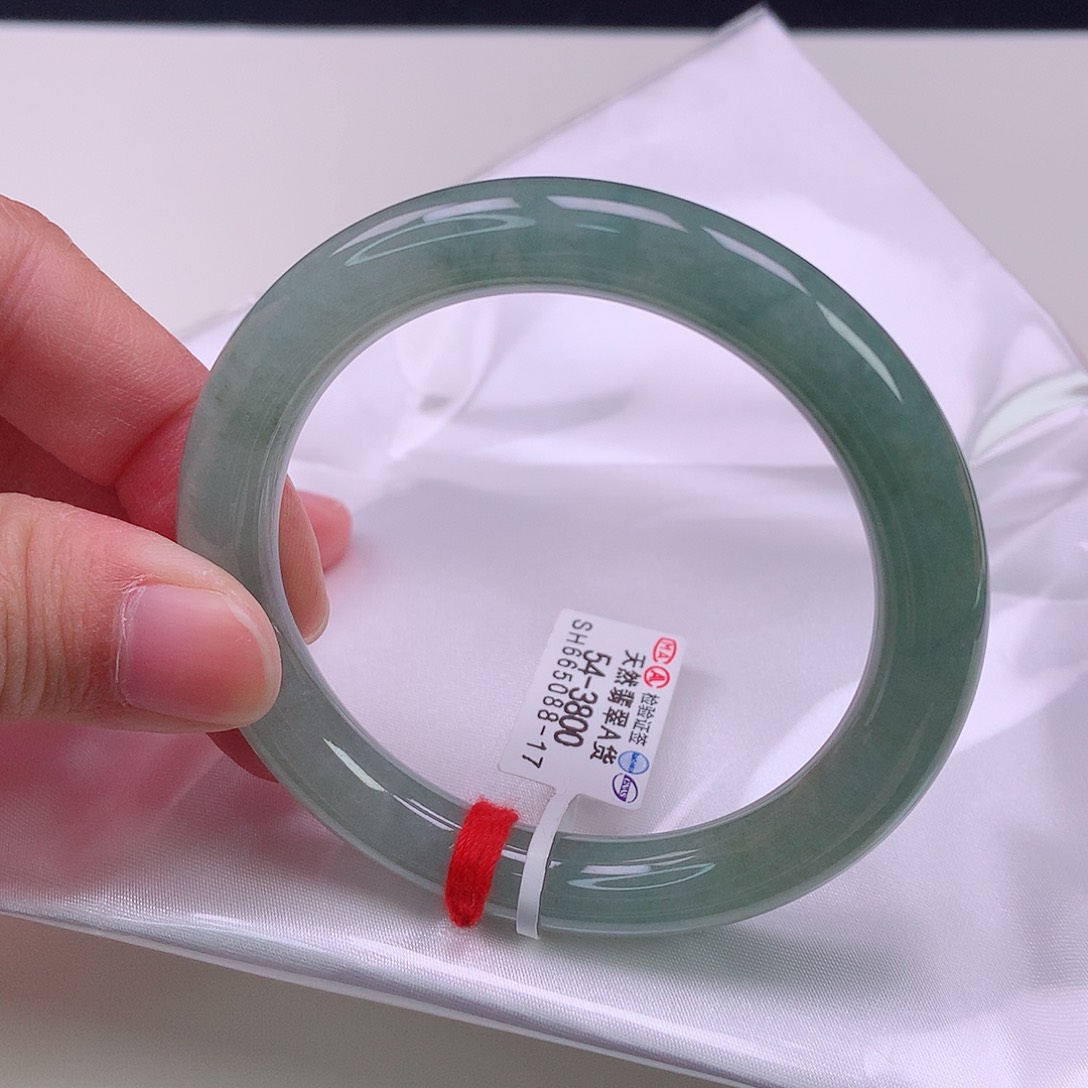 翡翠手镯未镶嵌54圆条