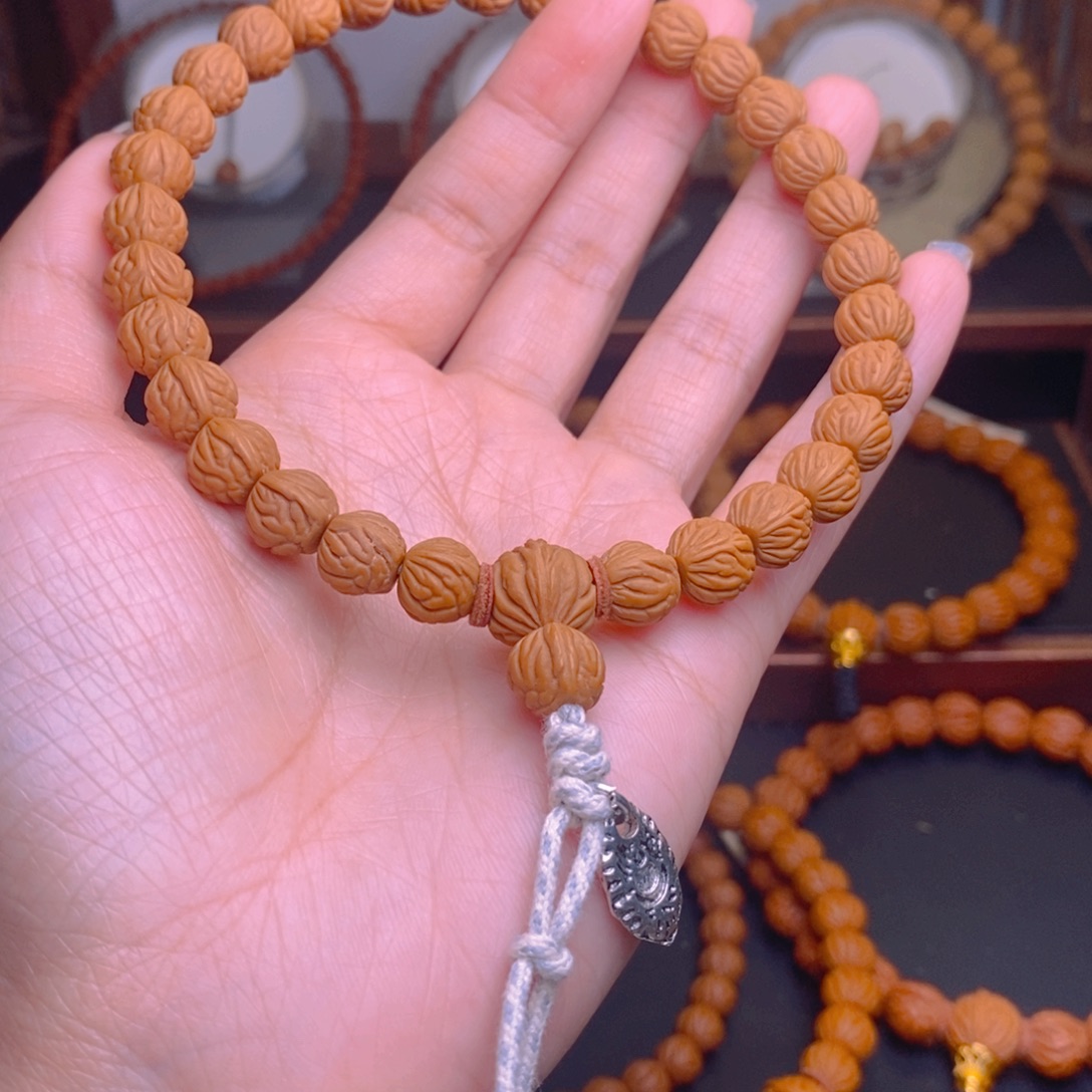 华***扬手串桃核龙文桃核10