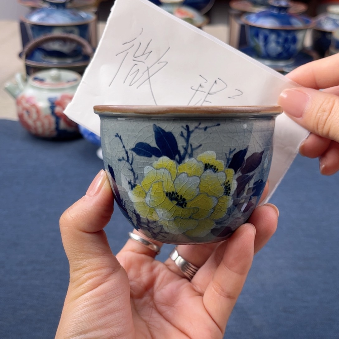 杯景德镇手绘手工茶具