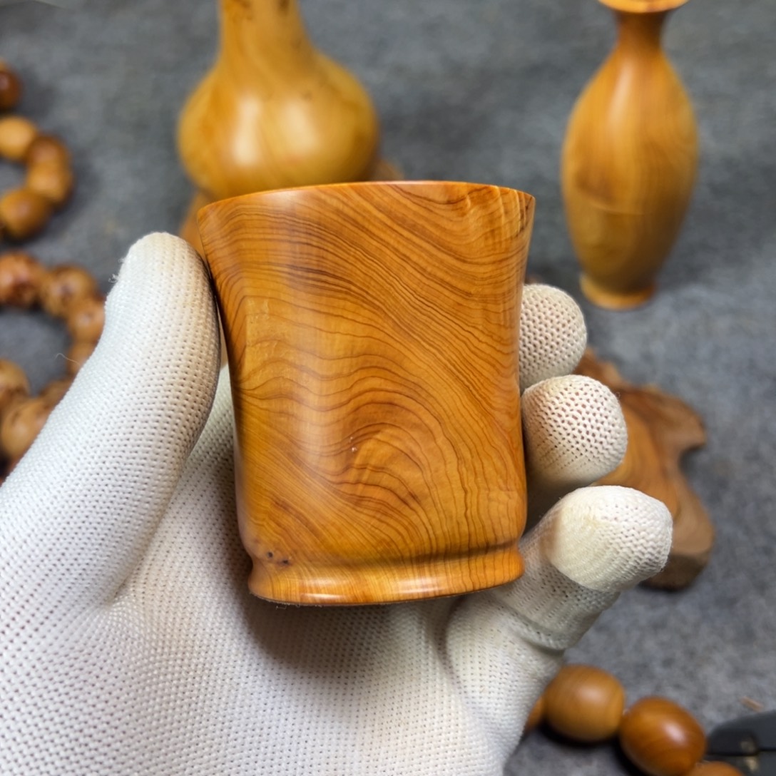 与***同柏木（崖柏）太行陈化杯