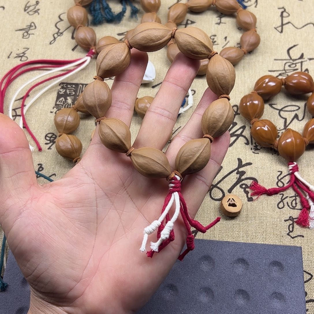 橄榄核手串/手链你****？橄榄核手串梅林铁核1829尺寸
