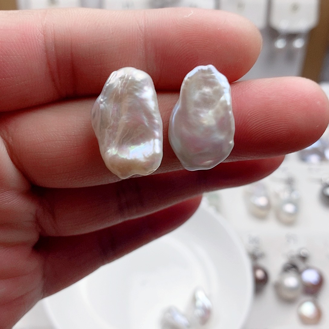 嘟****淡水珍珠银S925镶嵌颈饰