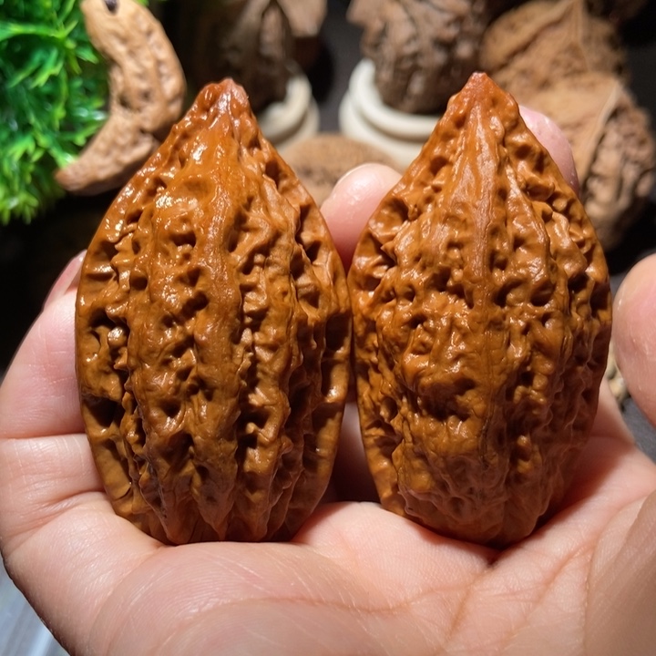 把件文玩核桃东北楸子小雪48