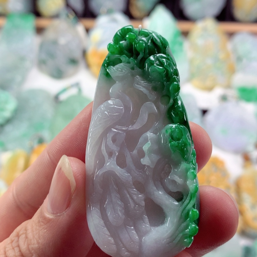 【闪购商品】翡翠吊坠(不含链)未镶嵌