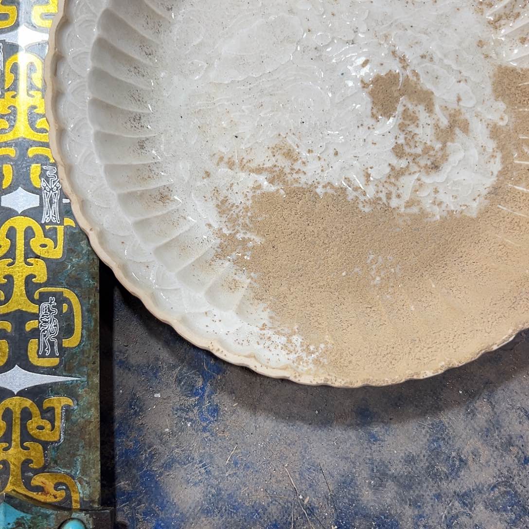 瓷片湖**色五大名窑瓷器摆件瓷片