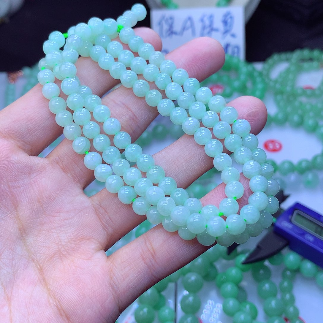 翡翠毛衣链未镶嵌卡5.8