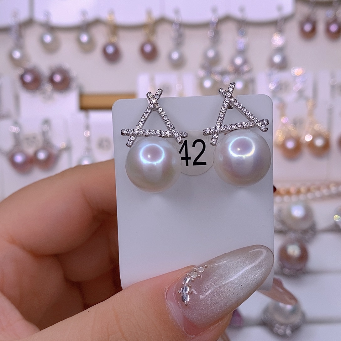 魏***）银S925镶嵌颈饰淡水珍珠