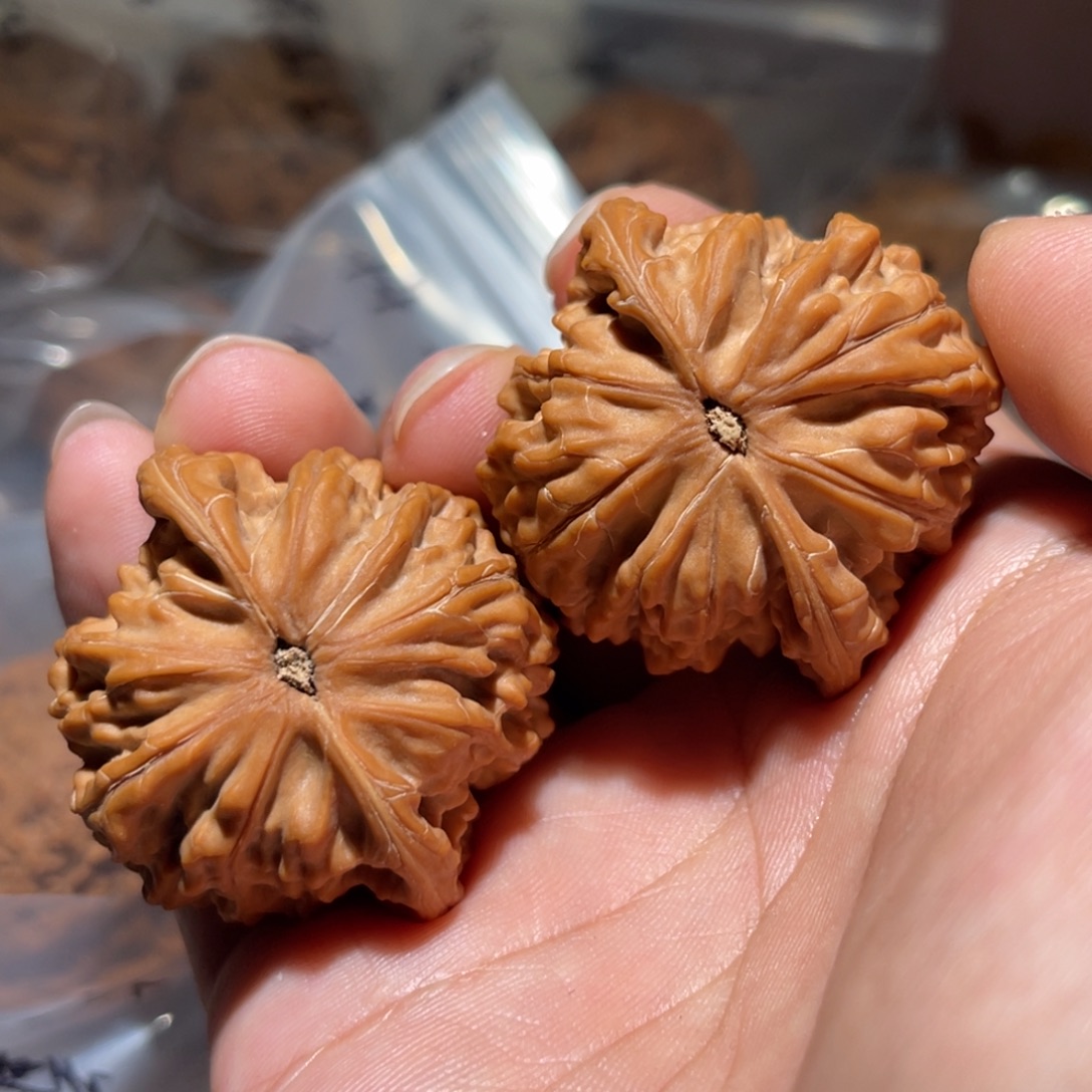 自***人文玩核桃吊坠41磨盘核桃