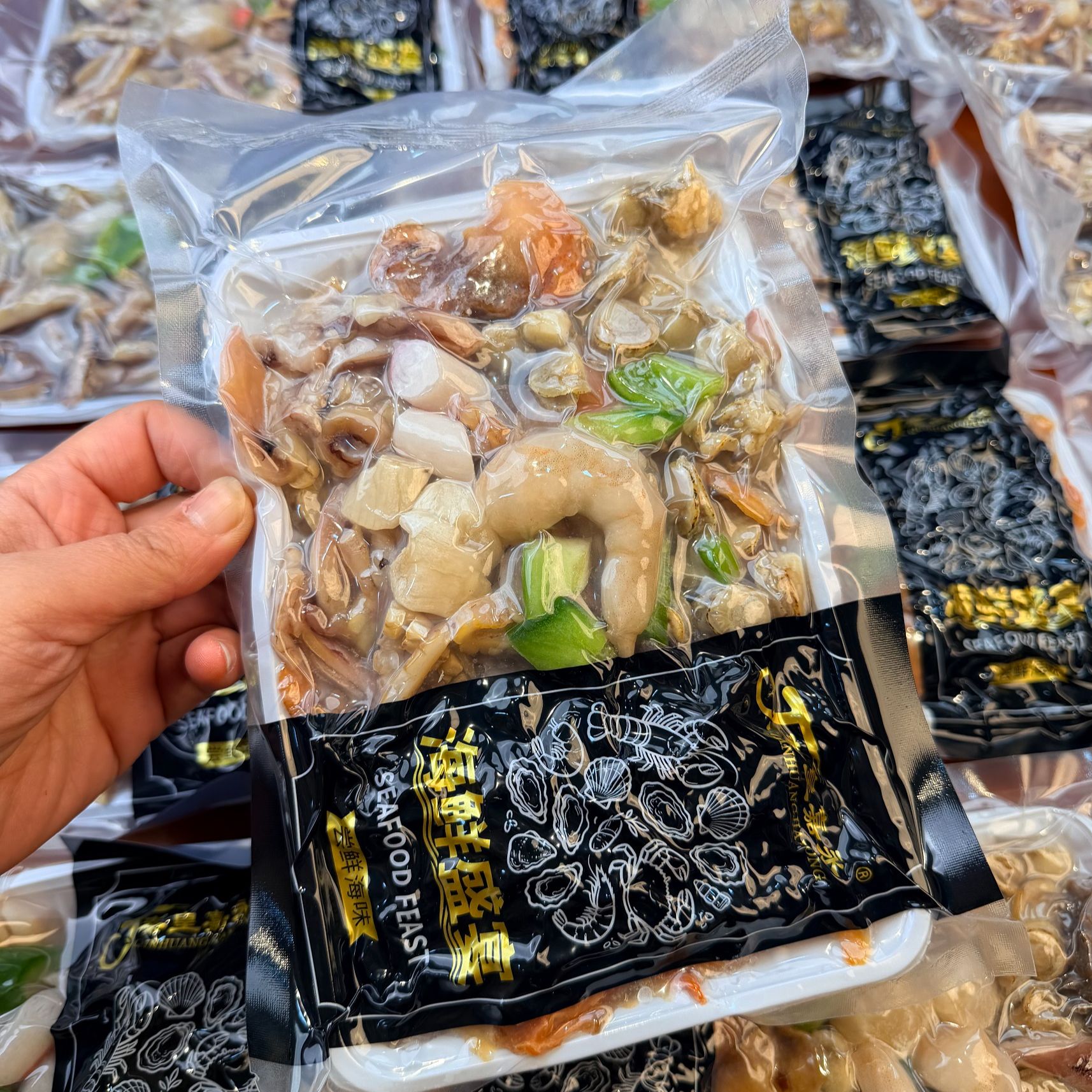 【海鲜盛宴全家福】多种渤海湾野生小海鲜 辣炒火锅多种吃法做法