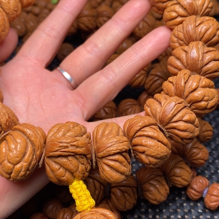 桃核手串龙纹桃核