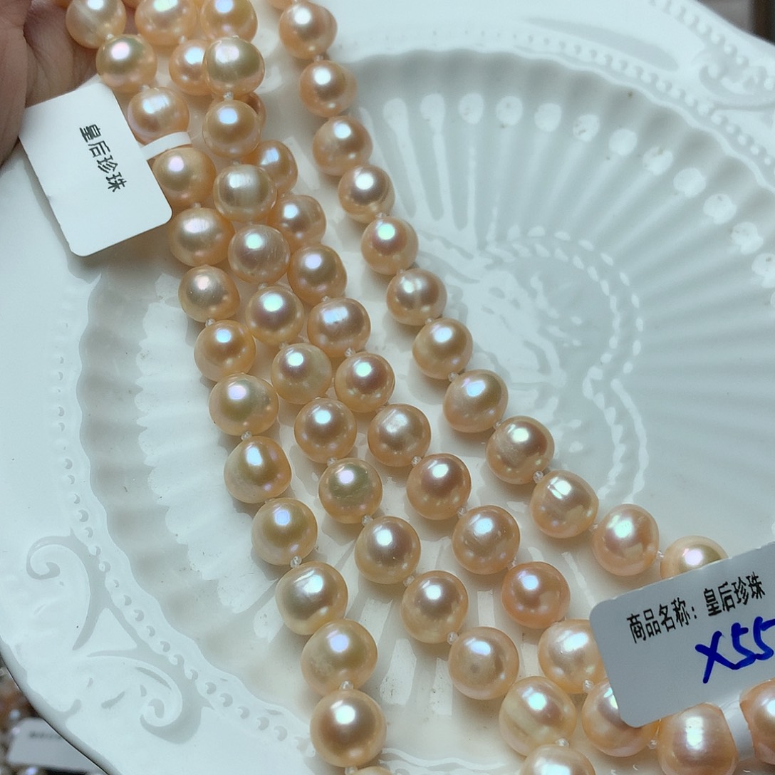 淡水珍珠9-10未镶嵌x55项链