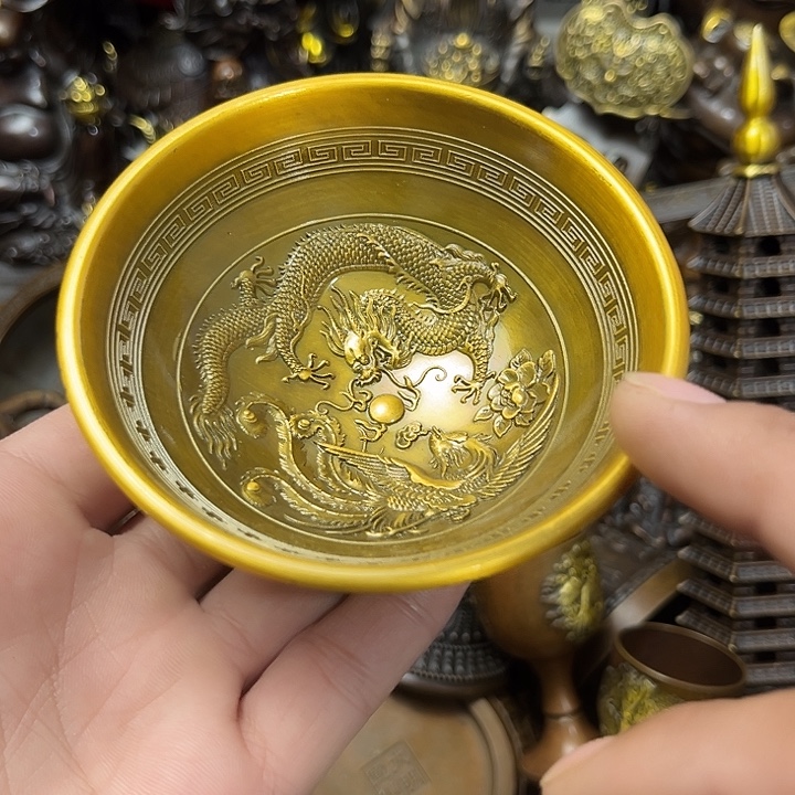 顺顺利利，铜器摆件