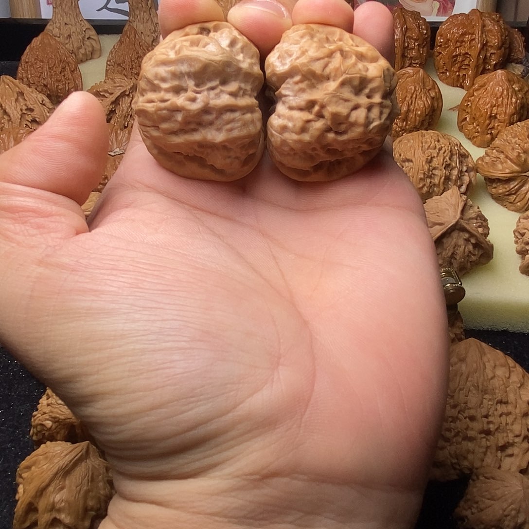 文玩核桃把件漏蛙41