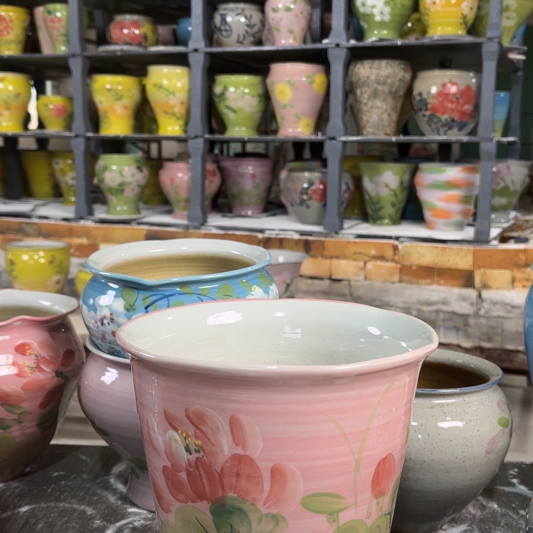 景德镇陶瓷花盆花盆