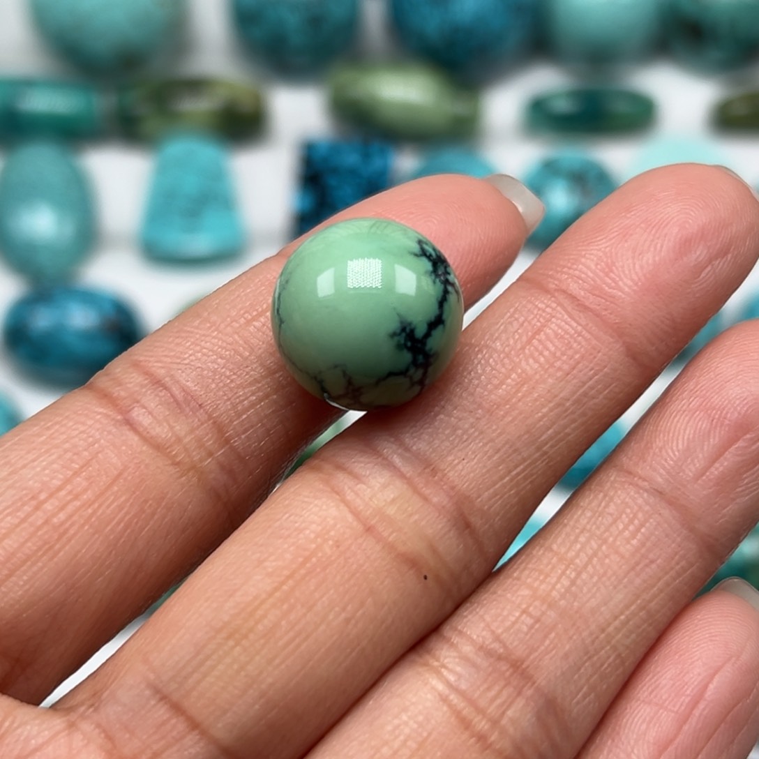 绿松石珠宝奇石未镶嵌