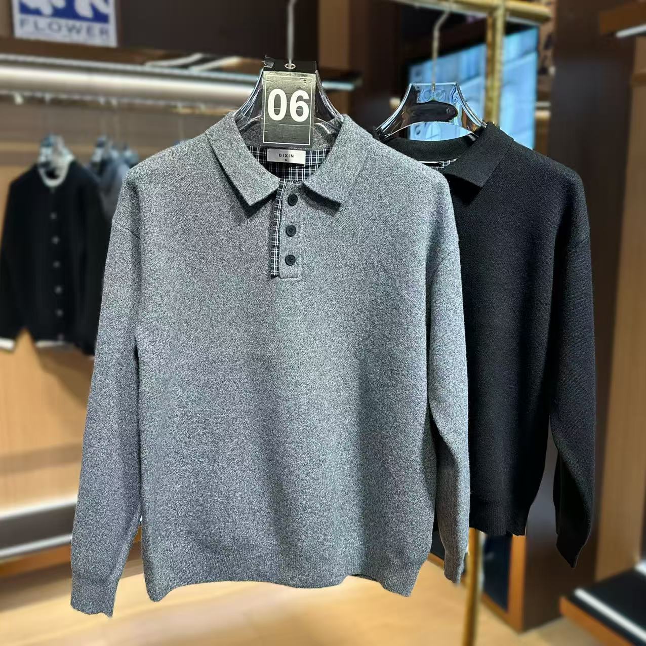 【6号链接】秋冬设计轻奢old money老钱风毛衣7053