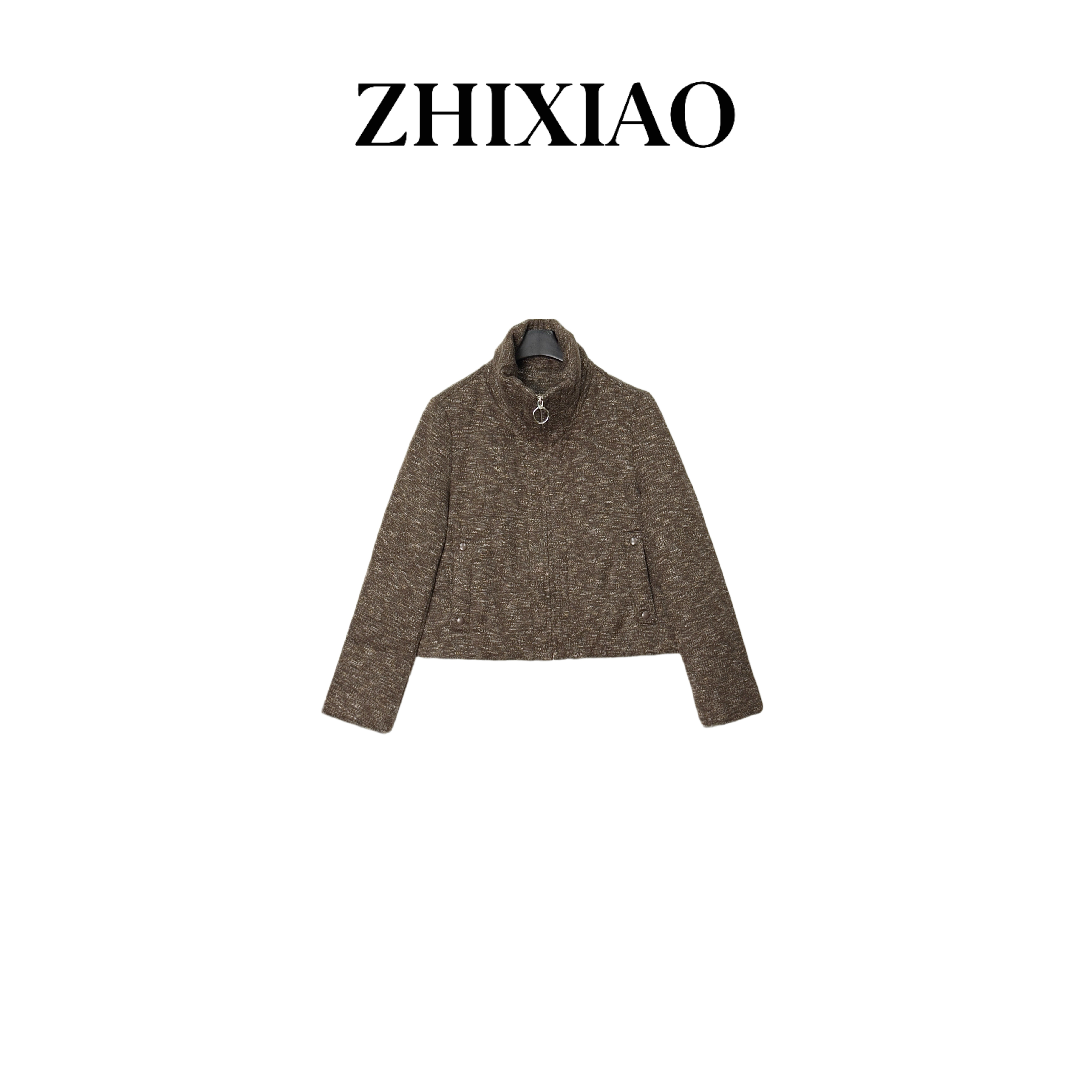 【ZHIXIAO】秋冬新款：立领拉链棉服92981