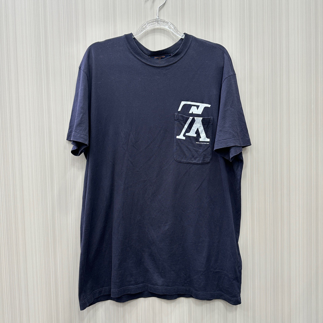 未使用 LouisVuitton/路易威登 大logo短袖衣长70胸围108/10929