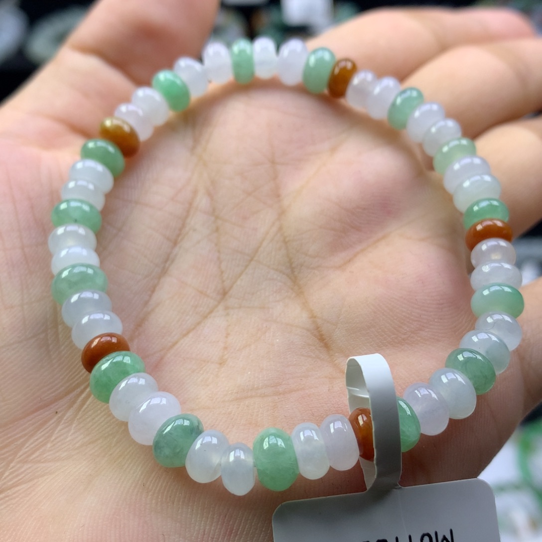 未镶嵌手串翡翠卡6.5
