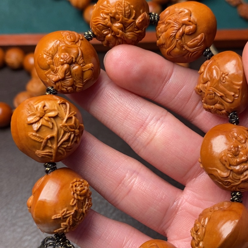 【闪购商品】橄榄核吊坠黄*福橄榄核