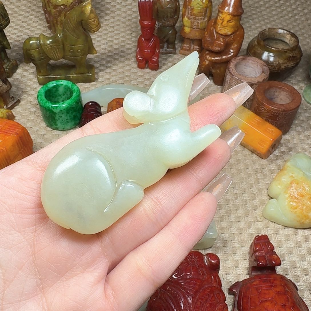 白玉菩提吊坠挂件